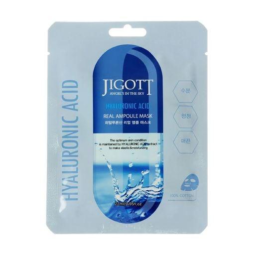 [JIGOTT] Тканинна маска для обличчя ГІАЛУРОН HYALURONIC ACID Real Ampoule Mask, 27 мл (280207)