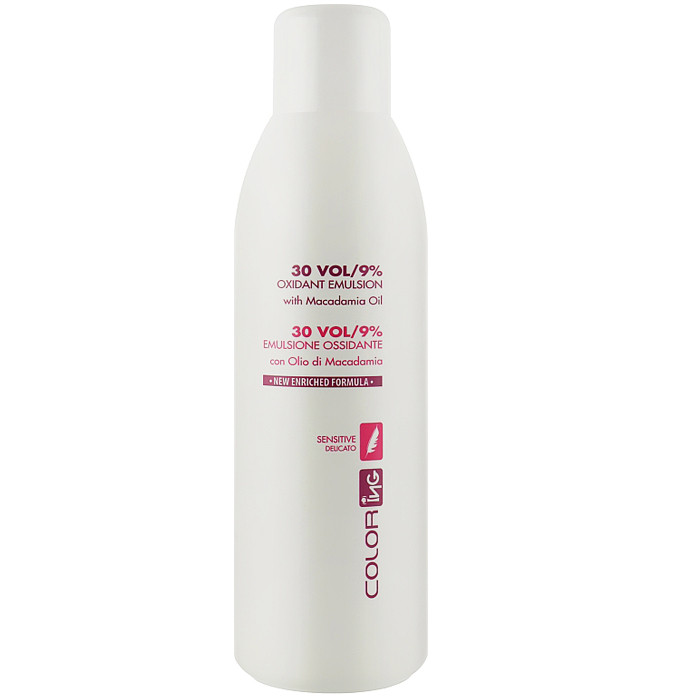 Окислювальна емульсія ING Professional Color-ING Macadamia Oil Oxidante Emulsion 30vol. 9% 1000 мл, фото 1