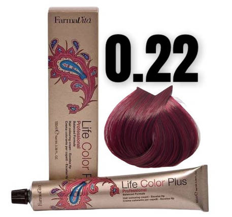 Коректор для волосся Farmavita Life Color Plus Violet 0.22 Фіолетовий 100 мл, фото 1