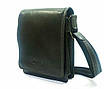 Сумка чоловіча вертикальна через плече з натуральної шкіри міська Катана, фото 6