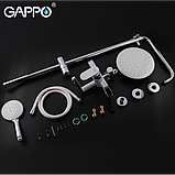 Душова колона зі змішувачем GAPPO G2419-8 Білий, фото 5
