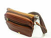 Сумка через плече чоловіча шкіряна міська вертикальна модна молодіжна, фото 3