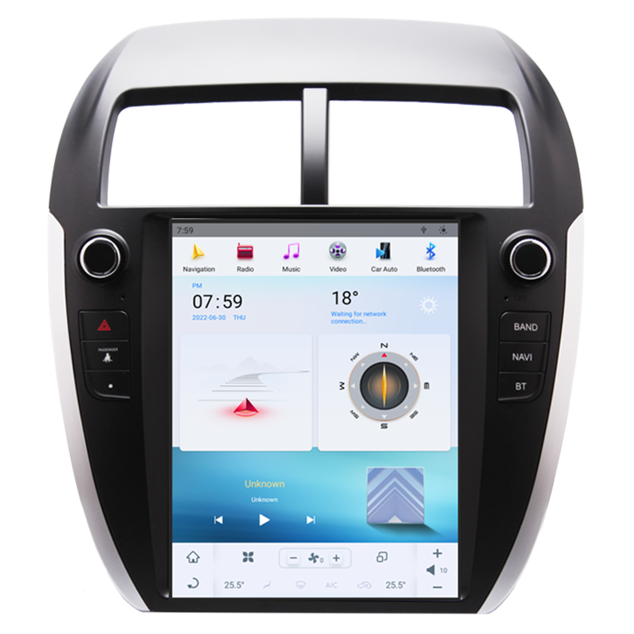 Штатна магнітола для Mitsubishi ASX Tesla Style на Android