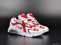 Женские легкие демисезонные кроссовки белые с красным Nike Air Max 270,найк айр макс 270 39 40