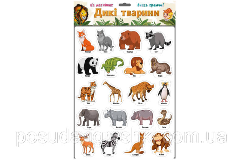 Магніти "Дикі тварини" 1236 ARTOS, фото 1