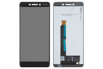 Дисплей для Nokia 6.1 Dual Sim TA-1050 | TA-1043 з сенсорним склом (Чорний) Оригінал Китай