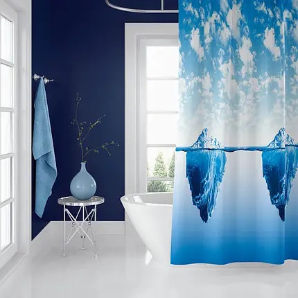 Штора для ванної Tropik (Jackline) Iceberg Туреччина 180*200 см