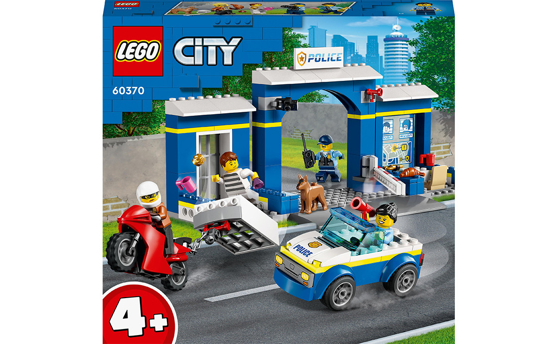 LEGO City Переслідування на поліцейській дільниці 172 деталей (60370)