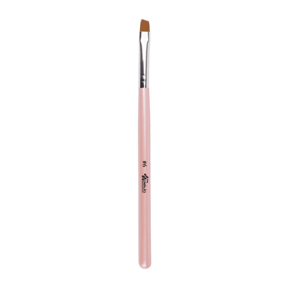 Пензель для гелю та френча скошена Nails Molekula No6