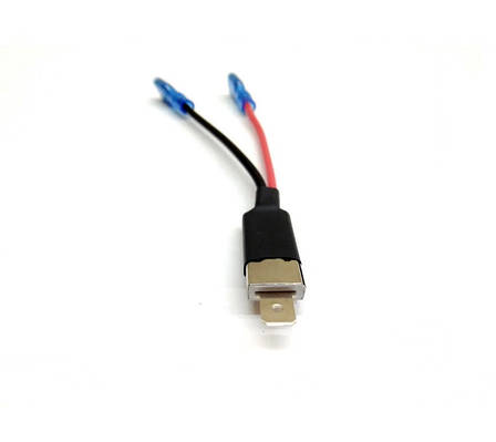 Перехідник для LED ламп цоколь H1 H3 - 2 клеми (мама, тато) - 1шт., кабель адаптер, роз'єм, фішка, фото 3