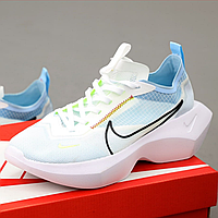 Кроссовки женские Nike Vista Lite white blue / Найк Виста лайт белые голубые