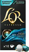 Оригінал! Кава у капсулах Nespresso L'OR Espresso Papua New Guinea 10 шт