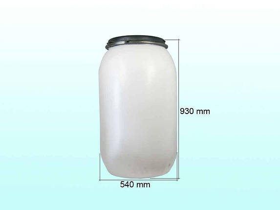 Бочка пластикова харчова 210 л ТМ КОНСЕНСУС FG, фото 1