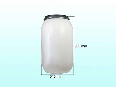 Бочка пластикова харчова 210 л ТМ КОНСЕНСУС FG