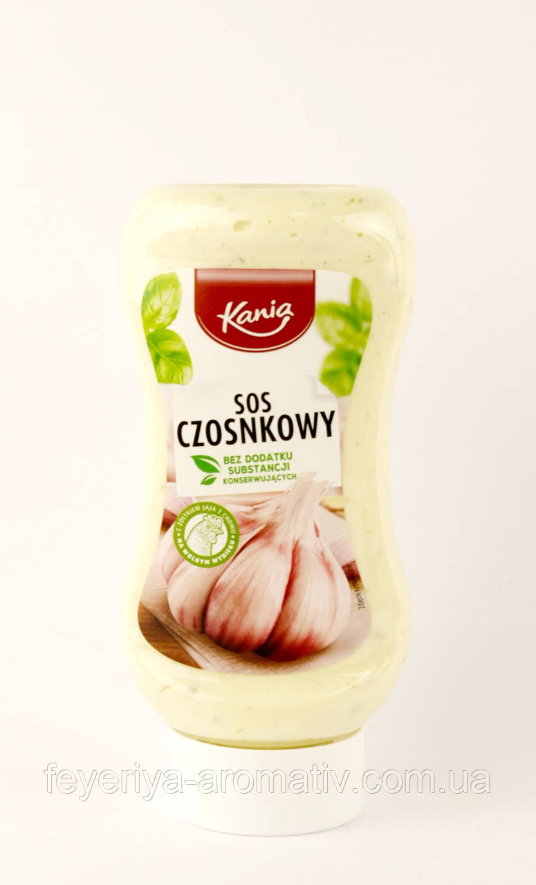 Соус часниковий Kania sos Czosnkowy 410 г Польща