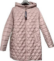 Зимняя женская пудровая куртка для старших женщин 48-58 52