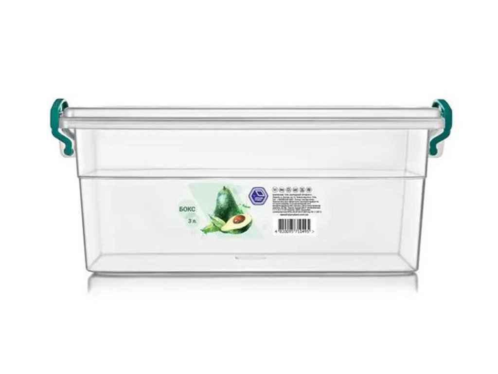 Контейнер пластиковий з кришкою 3л (54) ТМ НАРОДНИЙ ПРОДУКТ FG