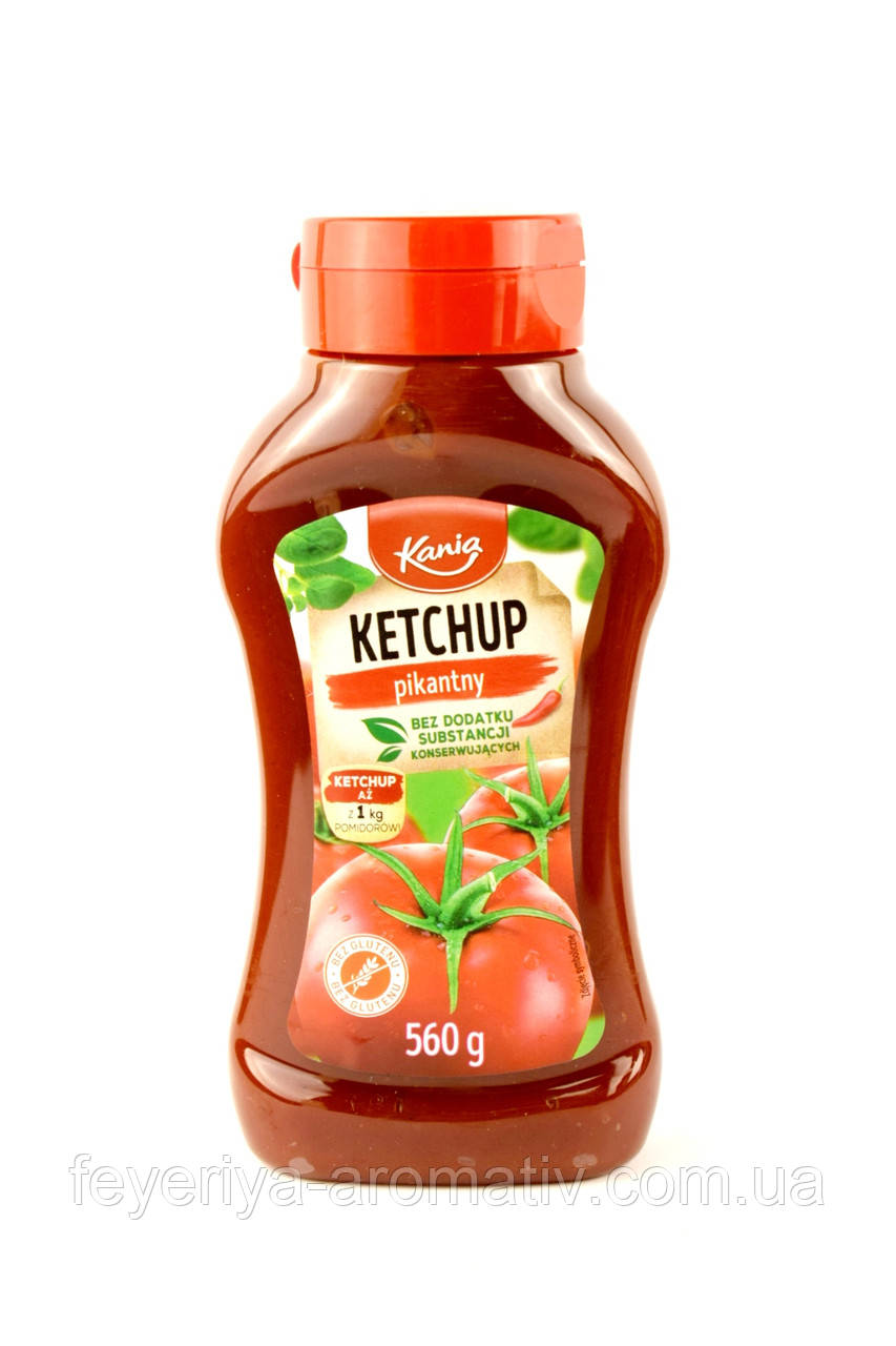Кетчуп Kania Ketchup Pikantny 560 г Німеччина