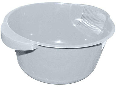 Миска пластикова 1,5л з сіткою для зливу біл ТМ КОНСЕНСУС FG