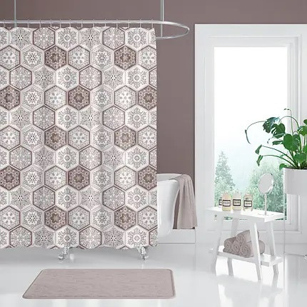 Штора для ванної Tropik Paisley Туреччина 180*200 см