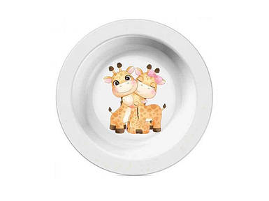 Тарілка глибока (165*45мм) з декором асорті ТМ ПОЛІМЕРБИТ FG