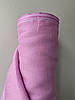 Рожева натуральна лляна тканина, 100% льон, колір 520, фото 2