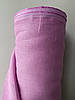 Рожева натуральна лляна тканина, 100% льон, колір 520, фото 4