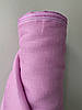 Рожева натуральна лляна тканина, 100% льон, колір 520, фото 3