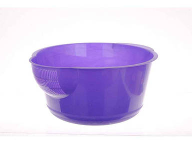 Миска пластикова 1,5л з сіткою для зливу фіолето ТМ КОНСЕНСУС FG