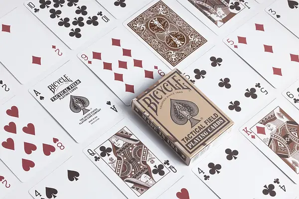 Bicycle Tactical Field Brown CartOn
