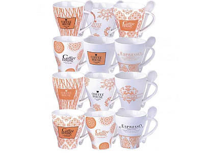 Чашки порцелянові та фаянсові