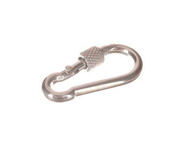 Карабiн сталевий пожежний з закруткою d=5мм L=50мм ТМ КРУПИН FG