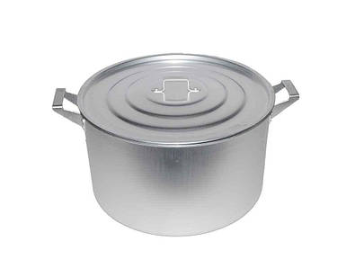 Каструля алюмінієва циліндрична 20л мет. кришк ТМ INTEROS FG