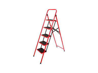 Стремянка металева сімейна 5 сход. (з килимком) ТМ ТЕХНОЛОГ FG