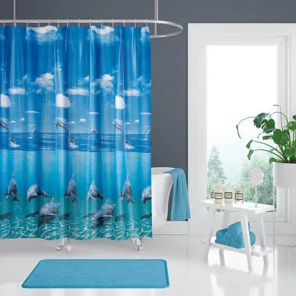 Штора для ванної Tropik Dolphin family Туреччина 180*200 см