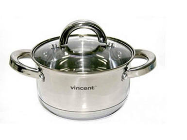 Каструля D = 24 см 6,1 л (VC-3167-24) ТМ VINCENT FG