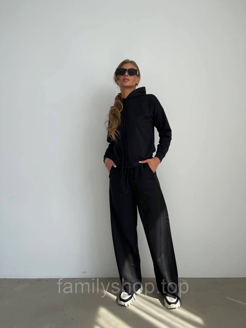 Купить Стильный спортивный костюм женский прогулочный с брюками клеш ...