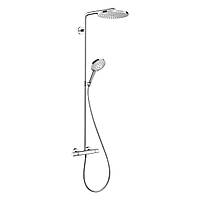 27633000 Душевая система с термостатом Hansgrohe Raindance Select S Showerpipe 240 1jet PowderRain (хром)