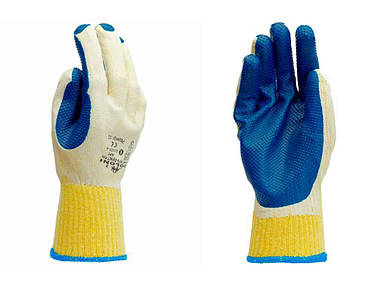 Перчатки робочі 4502 (латекс/частковий облив) 10р. ТМ DOLONI FG