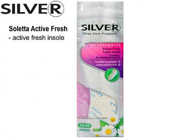 Устілки для взуття всесезонні Парфум-Антибак ТМ SILVER FG