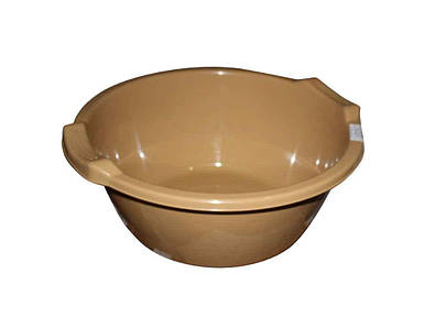 Миска пластикова 7,5 л Янтар бежева ТМ КОНСЕНСУС FG