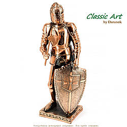 Статуетка лицаря фігурка в доспеках "Щить тамплієрів зі мною" TS1181