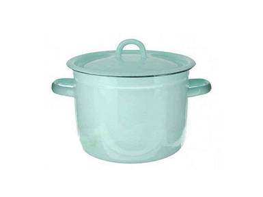 Каструля емальована 2,0л/4 циліндрична М’ятна прохолода (I16101/4) ТМ IDILIA FG