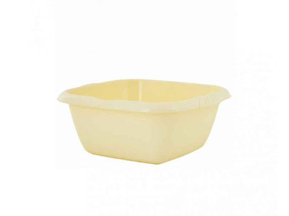 Таз квадратний EURO, 9л 121046 жовтий ТМ АЛЕАНА FG, фото 1