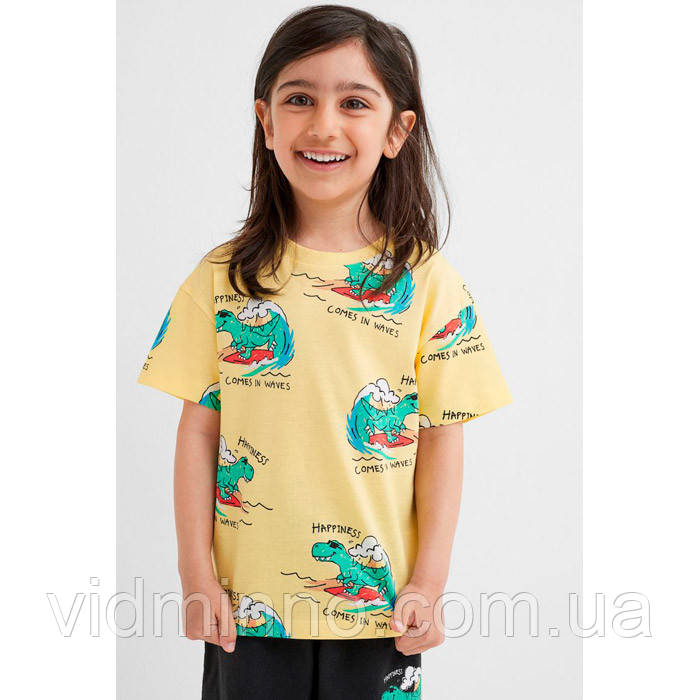 Дитяча футболка Dinosaurs H&M на хлопчика 6-8 років – р.122-128 /67005/