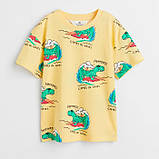 Дитяча футболка Dinosaurs H&M на хлопчика 6-8 років – р.122-128 /67005/, фото 3