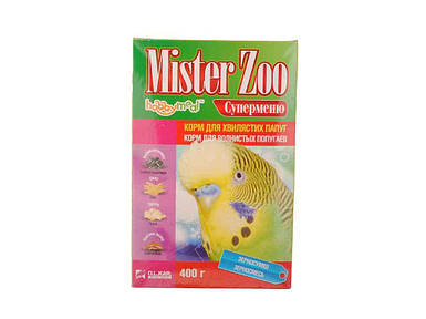 Корм для папуг Містер ZOO для хвилястих суперменю 400гр ТМ O.L.KAR FG