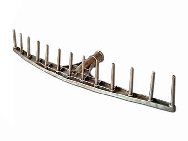 Граблі садові (дачні) пластиковий13-ти зуб.L=70мм (Україна) ТМ АНДРУК FG