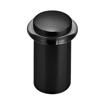 УПОР ПІДЛОГОВИЙ ДЛЯ ДВЕРЕЙ чорний, фото 1