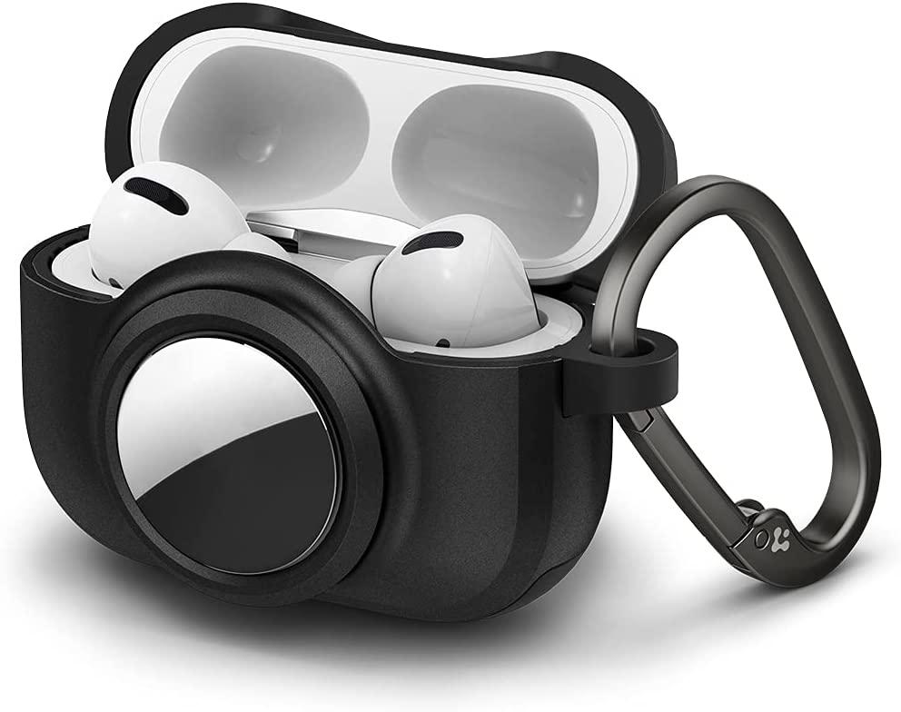 Чохол Spigen для Apple AirPods Pro 2/1 Tag Armor Duo (Пошкоджена упаковка), Black (ACS03167), фото 1